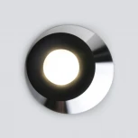 Встраиваемый точечный светильник Elektrostandard 124 MR16 черный/серебро