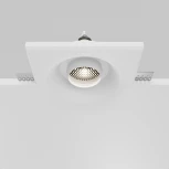 Точечный светильник под гипсокартон встраиваемый Maytoni Gyps Modern DL006-GU10-RD-W (220V)