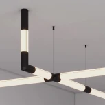 Соединитель профиля ROUND-D36-360-180 BLACK (Arlight, Металл) 050536