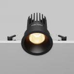 Встраиваемый светильник Maytoni Dip DL117-15W-2.7K-B (LED, 220V, круглые)