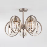 Потолочная люстра Eurosvet Loraine 10128/5 сатин-никель