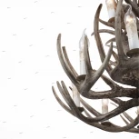 Подвесная люстра ST Luce Corna SL154.703.12 (220V, на цепи, подсвечник, свеча, рога)