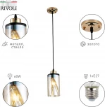 Светильник подвесной Shelda 9106-201 1 * Е27 60 Вт