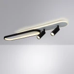 Потолочный светильник прямоугольный Arte Lamp Lucas A2600PL-32BK (LED, 220V)