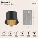 Встраиваемый точечный светильник Maytoni Reif DL049-01GB