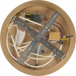 Потолочная люстра светодиодная Pleiades 10247/3 LED 85W Gold/Coffee (220V, пульт управления, кольцо)