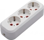 Розеточный блок 3-х местный с заземлением Stekker Бруна 39011