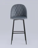 Стул барный Stool Group Марсель велюр серый УТ000025278