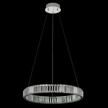 Подвесной светильник Citilux Чезаре CL338161 (регулировка яркости, LED, 220V, хрусталь, пульт управления, на тросе, кольцо)