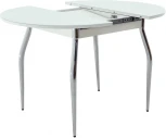 Стол Ривьера СВ D90, Стекло, Белый, 5, Аврора