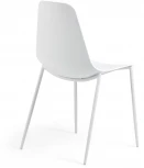 Обеденный стул La Forma (ex Julia Grup) Whatts (Белый/ Полипропилен,Металл,Пластик,Сталь)