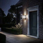 Настенный светильник уличный с камерой Mantra Meribel 7087 (LED, 220V, датчик освещенности, диммер, управление смартфоном, умный дом - Tuya Smart, IP54)