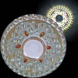 Встраиваемый точечный светильник Reluce 62097-9.0-001PL MR16+LED5W CL+TEA (220V, круглые)