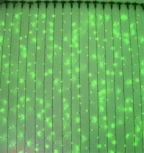 Гирлянда светодиодная Занавес зеленая 220B, 600 LED, провод прозрачный, IP54 RL-C2*3-T/G Rich LED