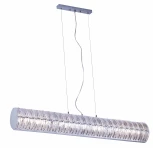 Подвесной светильник Lucia Tucci Rumba 1053.6 chrome (220V, хрусталь, на тросе)