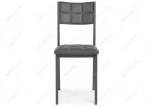 Стул Woodville на металлокаркасе Бекал темно-серый / графит 469979