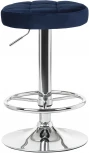 Табурет барный BRUNO (синий велюр (MJ9-117))