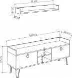 ТВ тумба LEVE KEDAY TV STAND