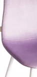 Стул BREEZE (mod. JSC-58) / 1 шт. в упаковке (Велюр,Металл  /Лавандовый,Белый)