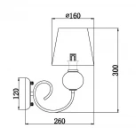 Бра Vele Luce Percy VL1973W01