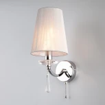 Бра Eurosvet Valery 60079/1 хром (220V, подвески, выключатель)