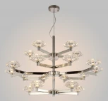 Подвесная люстра Crystal Lux REBECA SP5+10+5 NICKEL