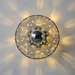 Настенный светильник Crystal Lux PEARL AP1 SMOKE (220V, круглые)