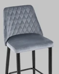 Стул полубарный Stool Group Диего велюр серый УТ000025314