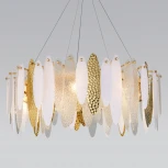 Подвесная люстра Wi-Fi Bogate's Canaria 326/10 (220V, управление смартфоном, голосовое управление, умный дом - Minimir Home, Алиса, Маруся, Салют, на тросе, круглые)