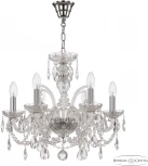 Подвесная люстра Bohemia 105 105/6/165 Ni (220V, подвески, на цепи, подсвечник, свеча)