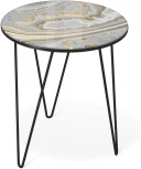 Столик журнальный Sheffilton SHT-CT27 золотистый пепел/черный муар от фабрики Sheffilton