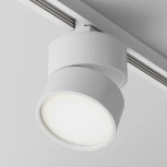 Трековый светильник однофазный 220V 12W Maytoni Onda TR007-1-12W3K-W-1 (LED, круглые)