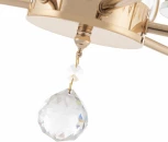 Подвесная люстра хрустальная на штанге Arte Milano Sorrento-2009 372009/6/250/490 GD (220V)