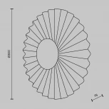 Настенный светильник Maytoni Fiore MOD233WL-L11BS3K