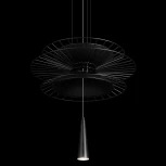 Подвесной светильник Loft It Star 10141B/400 Black (220V, на тросе, круглые, летающая тарелка)