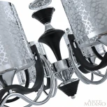 Подвесная люстра Arte Milano Florentia-6787 306787/6 Bk/Ni (220V, на цепи)