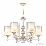 Подвесная люстра Arte Milano Florentia-6087 306087/6 Wh/Gd (220V, на цепи)