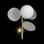 Бра Loft It Matisse 10008/1W Grey (220V, цветы, шар)