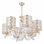 Подвесная люстра Arte Milano Florentia-3097 303097/6 Wh/Gd (220V, на цепи)