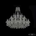 Подвесная люстра Bohemia 1409 1409/20+10+5/360 Ni