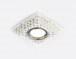 Встраиваемый точечный светильник Ambrella Дизайн С Узором И Орнаментом Гипс D5522 W/CH