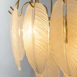 Подвесная люстра Arte Lamp Evie A4052LM-6SG (220V, на цепи, листья)