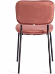 Обеденный стул Tetchair CAROL (Металл,Вельвет/Черный)