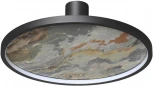 Настенно-потолочный светильник Odeon Light Stoflake 5078/45L черн./серо-беж./металл/натур.камень/акрил LED 45W 3000K (220V, круглые)