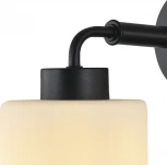 Бра Escada Lord 2133/1A 1x60Вт E27, металл/стекло, чёрный мрамор/белый (220V)