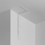 Шинопровод под гипсокартон 2м Radity встраиваемый белый (магнитный) Maytoni Technical TRA084MP-12W