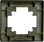 Рамка на 1 пост (черный) Stekker Катрин 39812
