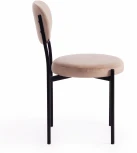 Стул REVO (mod. 7033) ткань/металл, 47х54х82 см, высота до сиденья 47 бежевый barkhat 5/черный Tetchair 15473