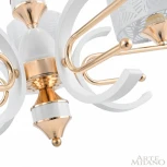 Подвесная люстра Arte Milano Florentia-2097 302097/6 Wh/Gd (220V, на цепи)