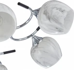 Потолочная люстра на штанге Arte Milano AMALFI-327985 327985/5 CR+BK (220V)